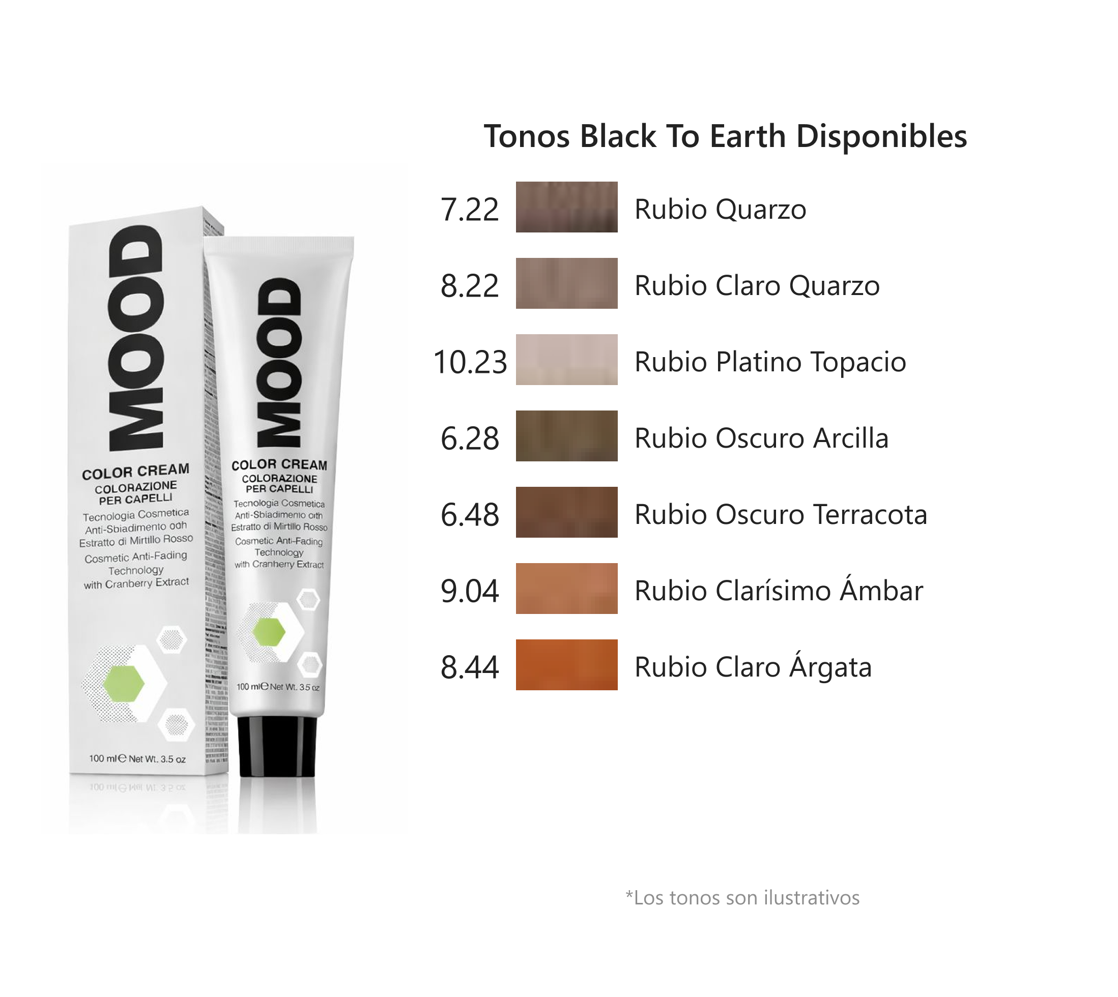 Mood - Tintes Color Cream, Tonos Back to Earth Collection