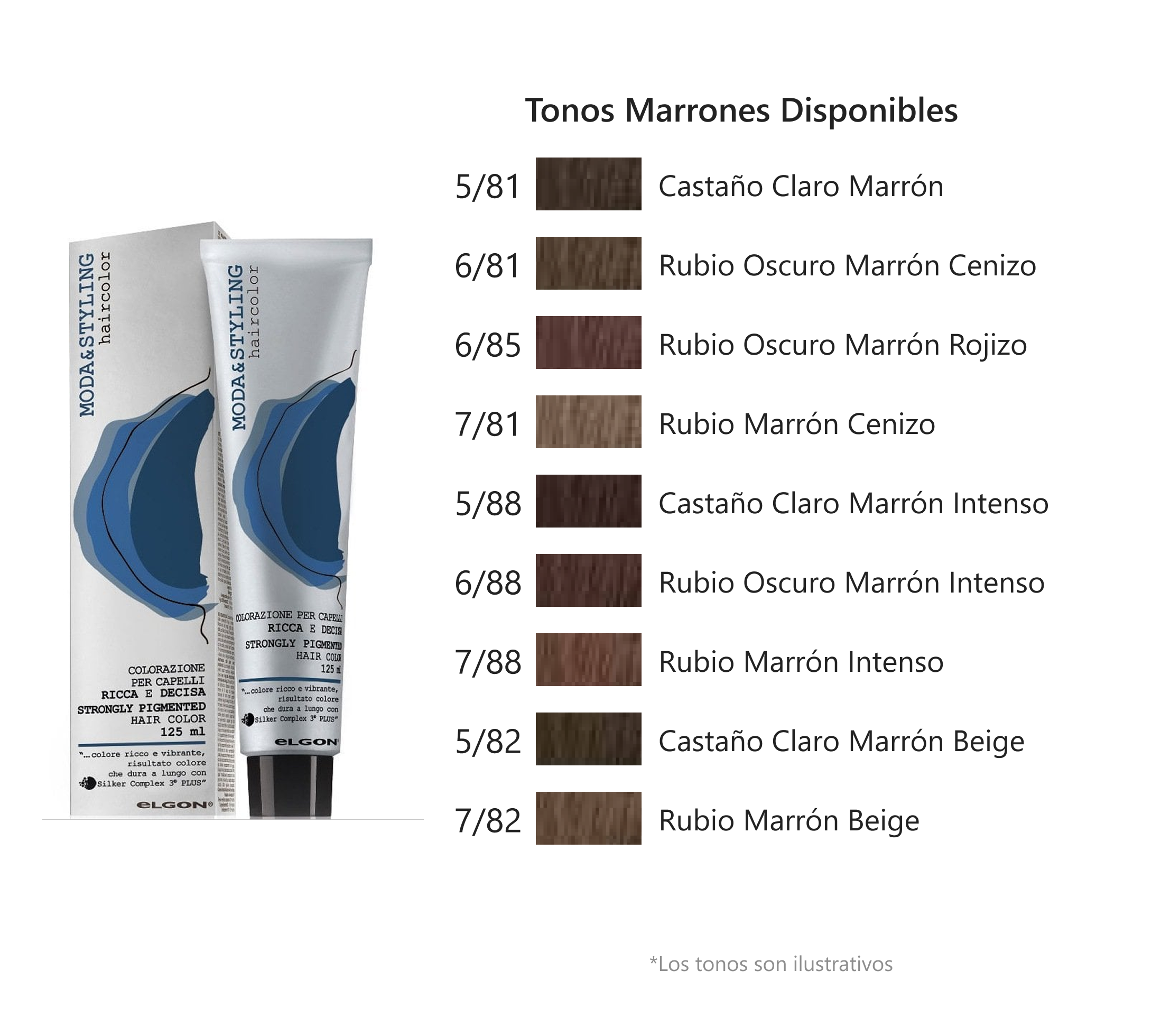 ELGON - TINTES MODA & STYLING, TONOS MARRON